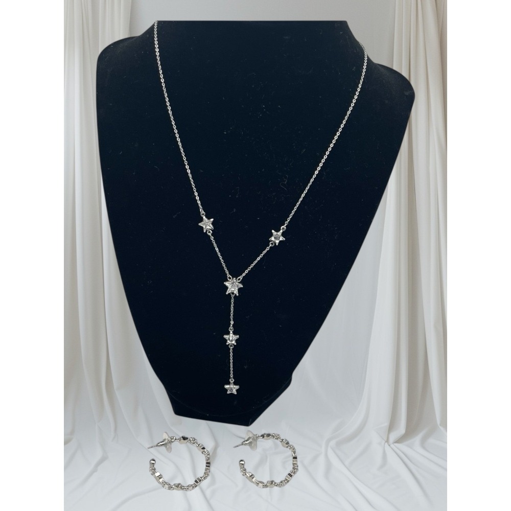 Park Lane Sparkle Box July 2024 Sparkler Necklace and‎ Earrings Set